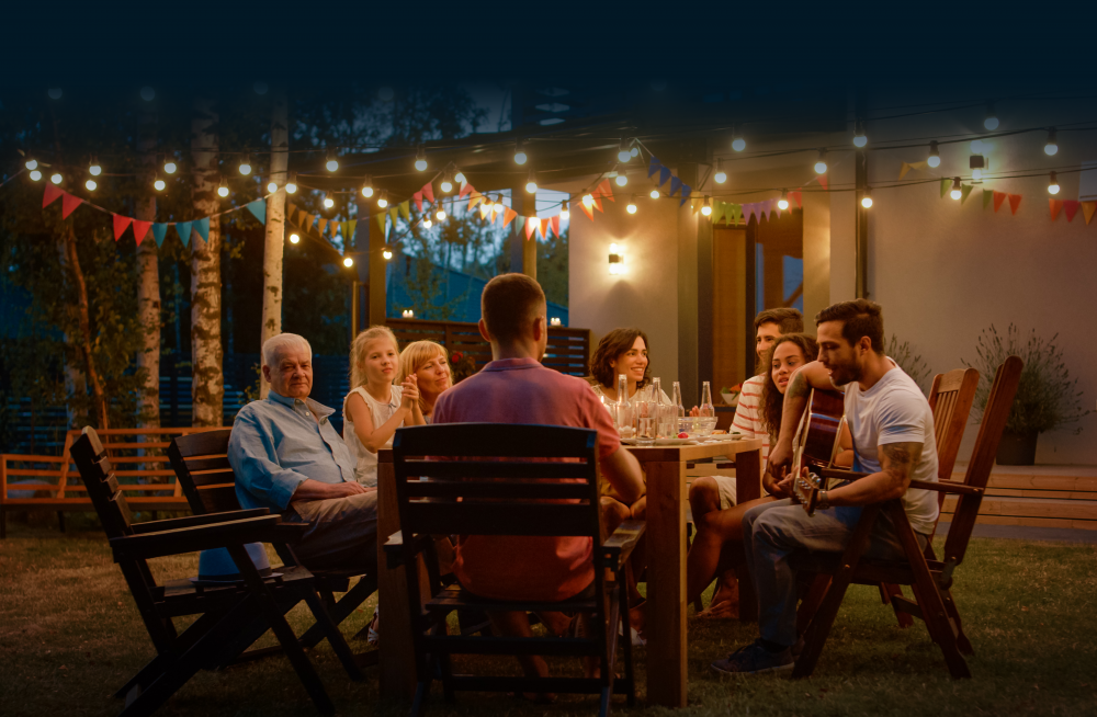 man with oversized fly swatter